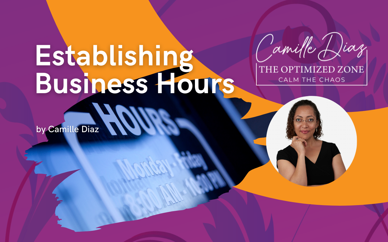 Establishing Business Hours