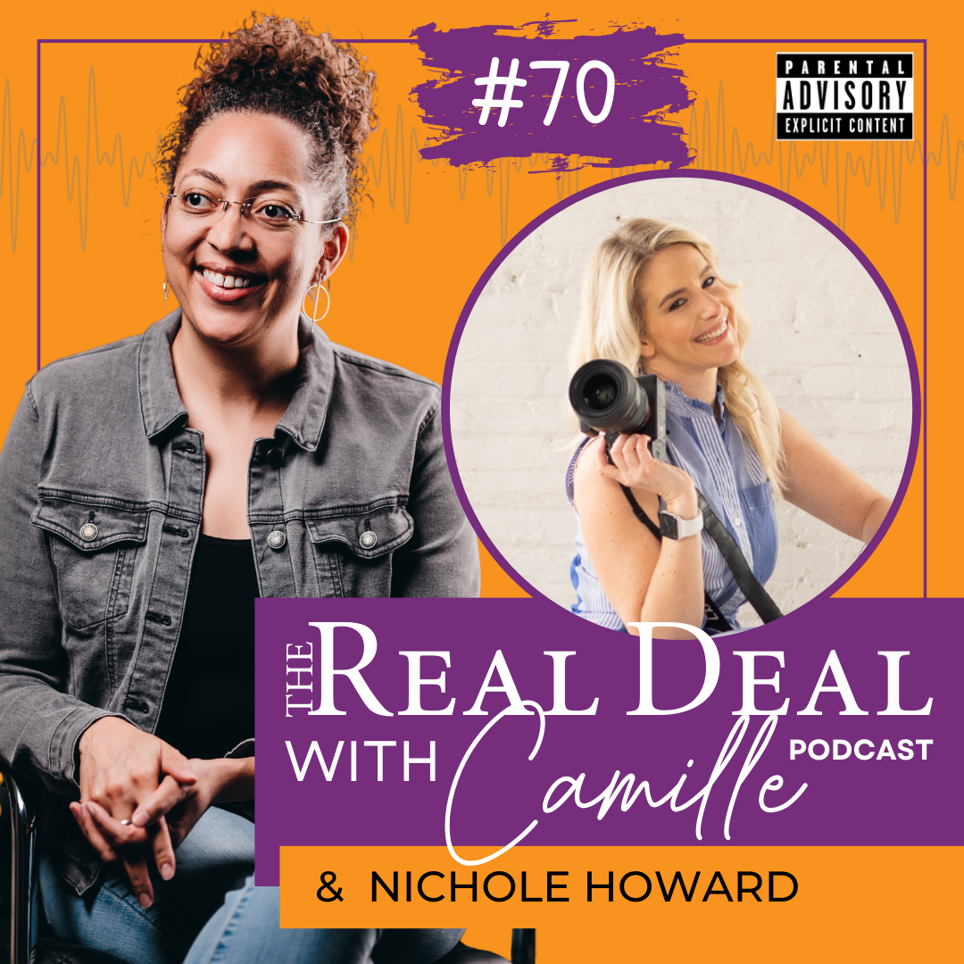 70. How to Have Confidence in All Your Photos | Nichole Howard | The Real Deal with Camille